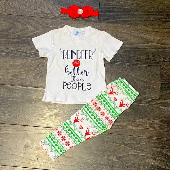 ๐
Reindeer kids outfit ๐
Multiple sizes - Picture 1 of 3